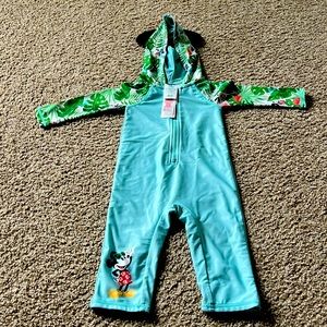 Disney toddler wetsuit with long sleeeves and hood